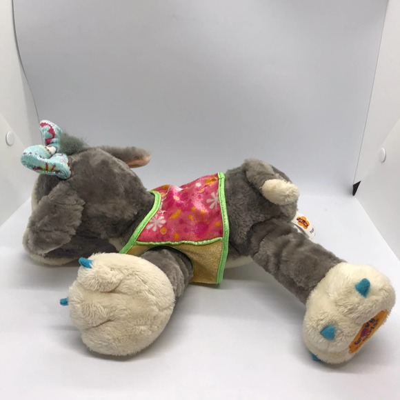 Poppi Puppy Dog Plush Stuffed Soft Toy Gray Blue White Groovy Girls Petrageous - Picture 2 of 10